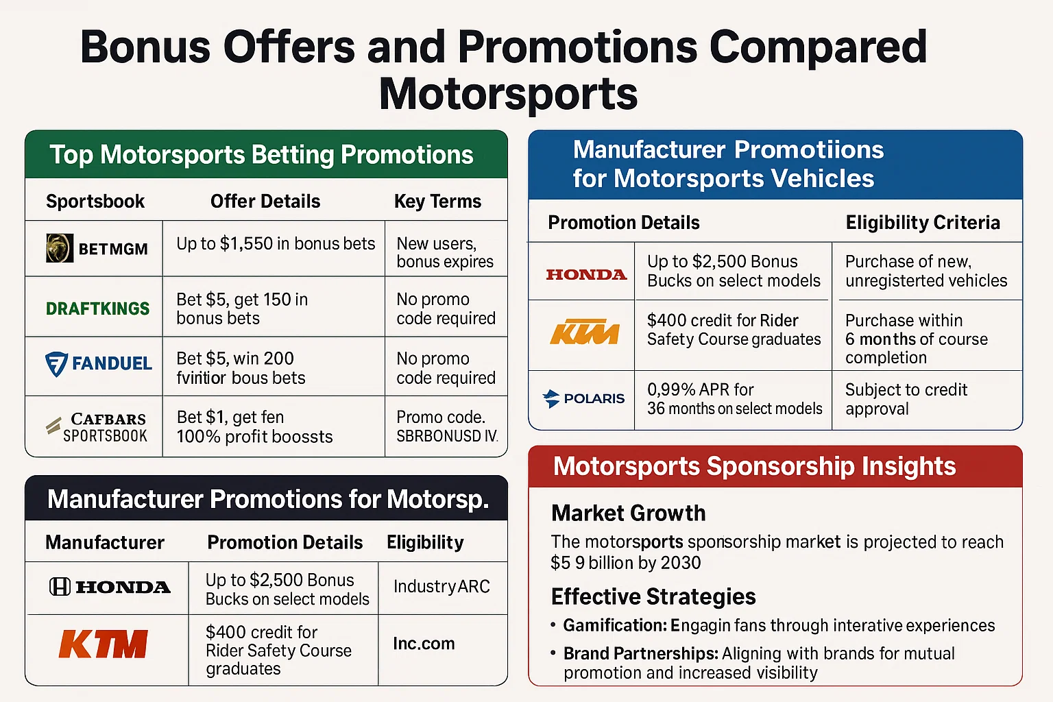 Bonus Offers and Promotions Compared